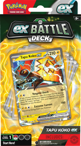PKMN - Tapu Koko / Iron Leaves - ex Battle Deck