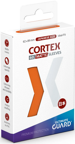 UG - Japanese Cortex Matte: Orange - 60ct. Sleeves
