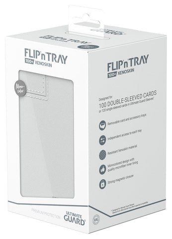 UG - Flip n' Tray 100+ - White Monocolor Deck Box