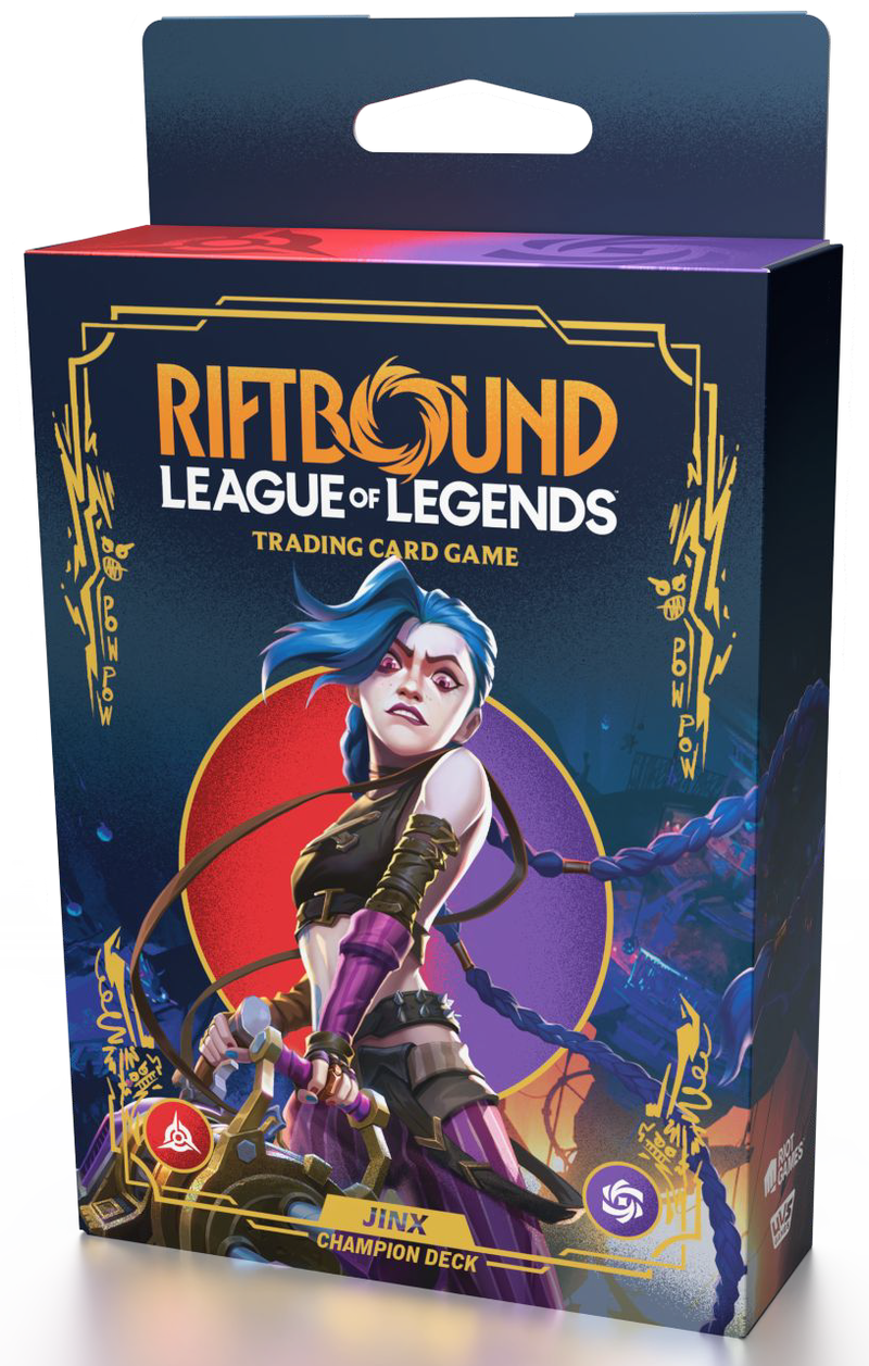 League of Legends Riftbound TCG - Origins: Jinx - Champion Deck (Limit of 1 Per Customer)