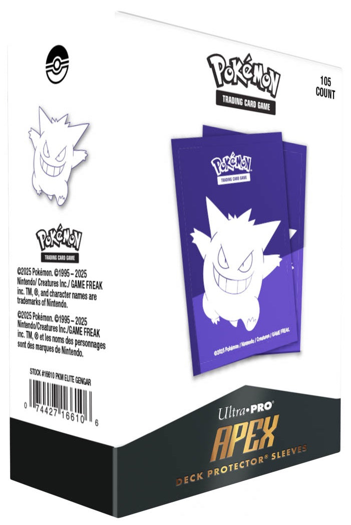 Ultra Pro Deck Protector - Apex Elite Pokemon Card Sleeves Gengar