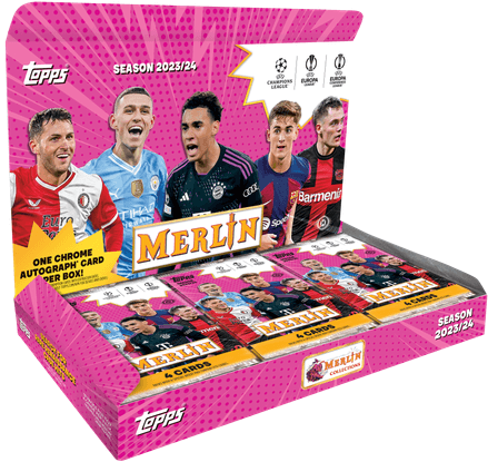 Topps - 2023-24 Merlin Chrome Club Competition UEFA Soccer - Hobby Box