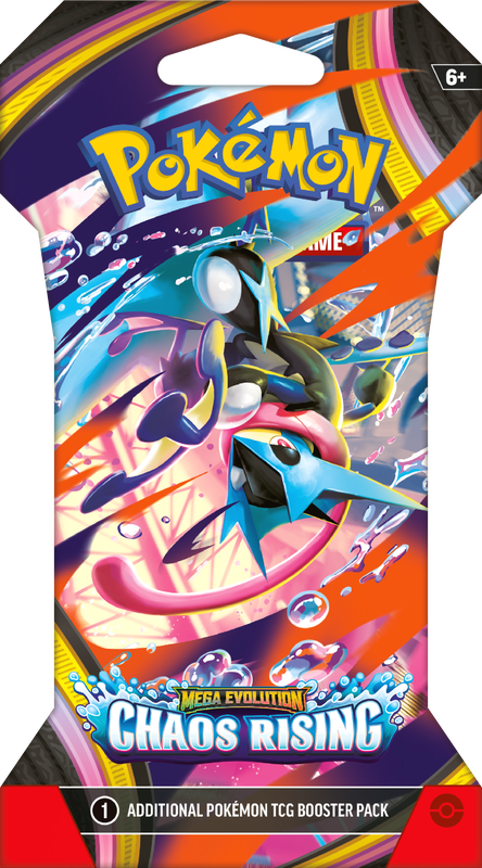 PKMN - Mega Evolution: Chaos Rising - Sleeved Booster Pack