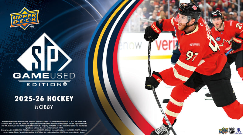 Upper Deck - 2025-26 SP Game Used Hockey - Hobby Box (PREORDER)