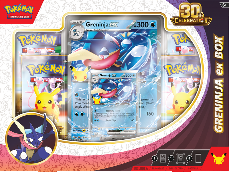 PKMN - 30th Celebration - Greninja ex Box (PREORDER)