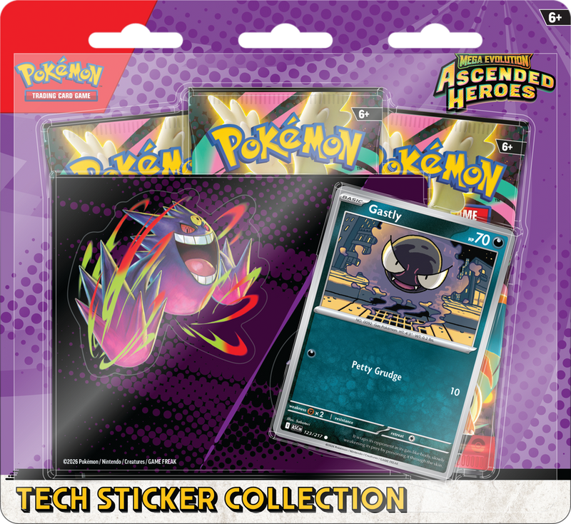 PKMN - Mega Evolution: Ascended Heroes - Tech Sicker Collection