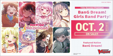 VG - V-TBP01 Bang Dream! Girls Band Party - Booster Box (PREORDER)