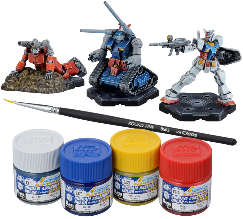 Gundam Assemble - PA01: Paint Pack 01 - Miniatures (PREORDER)