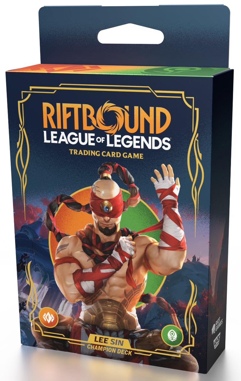 League of Legends Riftbound TCG - Origins: Lee Sin - Champion Deck (Limit of 1 Per Customer)