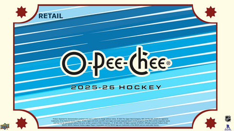 Upper Deck - 2025-26 O-Pee-Chee Hockey - Gravity Feed Box (PREORDER)