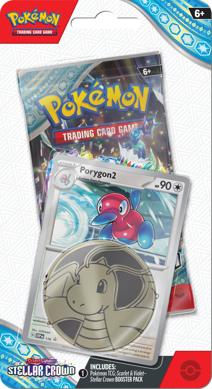 PKMN - Stellar Crown: Porygon 2 - Checklane Blister