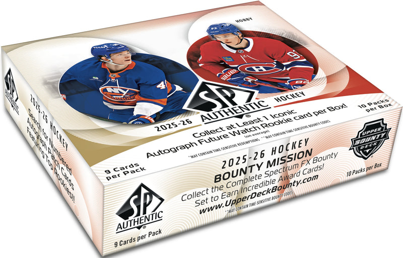 Upper Deck - 2025-26 SP Authentic Hockey - Hobby Box (PREORDER)
