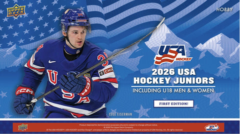 Upper Deck - 2026 Team USA Juniors Hockey - Hobby Box (PREORDER)