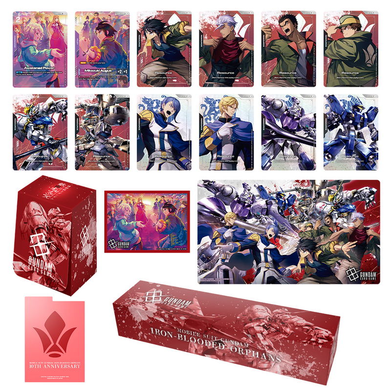 GUNDAM CARD GAME - PB-02: Iron-Blooded Orphan - Premium Accessory Set (PREORDER)