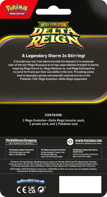 PKMN - Mega Evolution: Delta Reign - Checklane Blister (PREORDER)