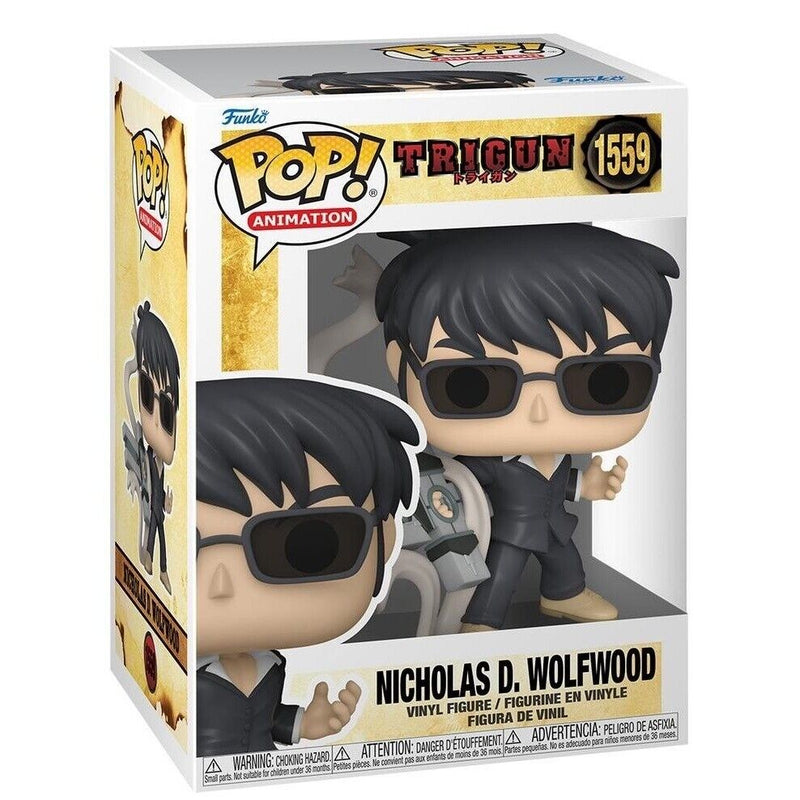POP! - Trigun - 1559 - Nicholas D. Wolfwood w/ Punisher - Figure