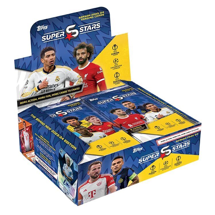 Topps - 2023-24 UEFA Champions League Superstars Soccer - Booster Box