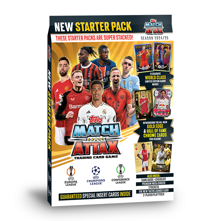 Topps - 2024-25 Match Attax UEFA  Champion's League Soccer - Starter Kit