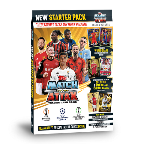 Topps - 2024-25 Match Attax UEFA  Champion's League Soccer - Starter Kit