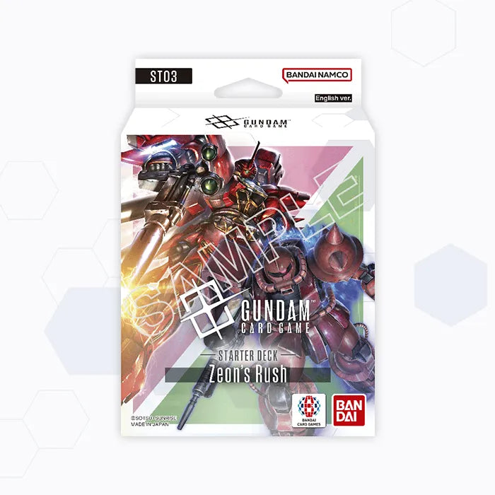 GUNDAM CARD GAME - ST-03: Zeon's Rush - Starter Deck