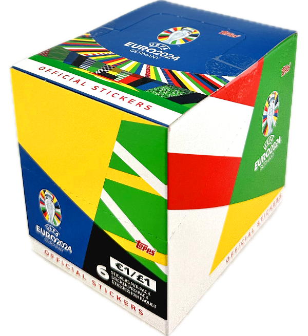 Topps - 2024 UEFA Euro Soccer - 100 Pack Sticker Box