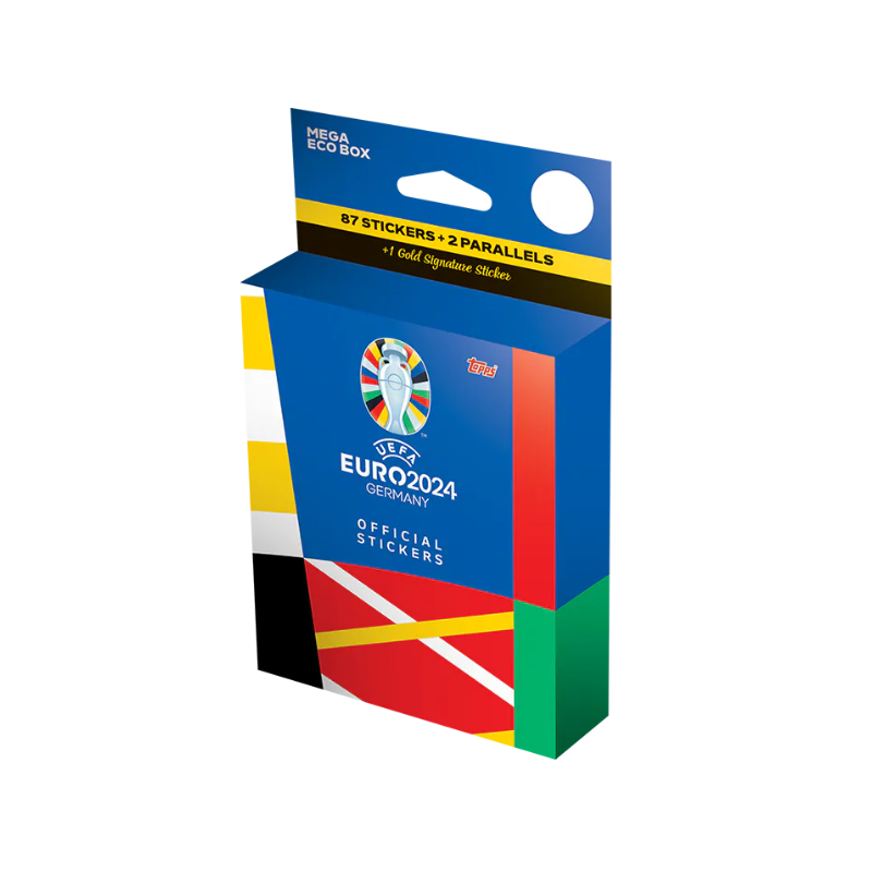 Topps - 2024 UEFA Euro Soccer - Sticker Mega Blaster Box
