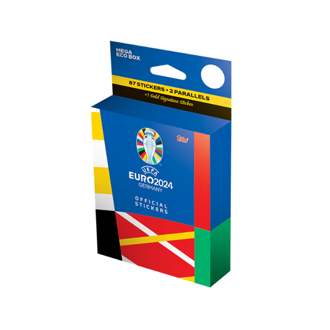 Topps - 2024 UEFA Euro Soccer - Sticker Mega Blaster Box