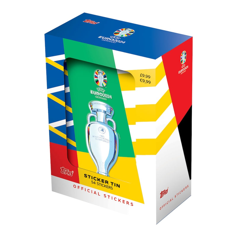 Topps - 2024 UEFA Euro Soccer - Sticker Collector Tin