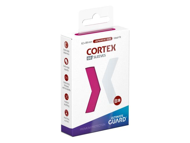 Ultimate Guard - Cortex Glossy: Pink - 60ct. Japanese Sleeves