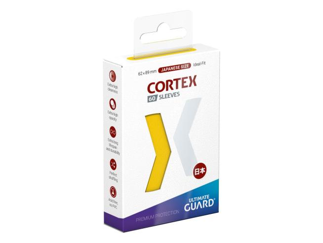 Ultimate Guard - Cortex Glossy: Yellow - 60ct. Japanese Sleeves