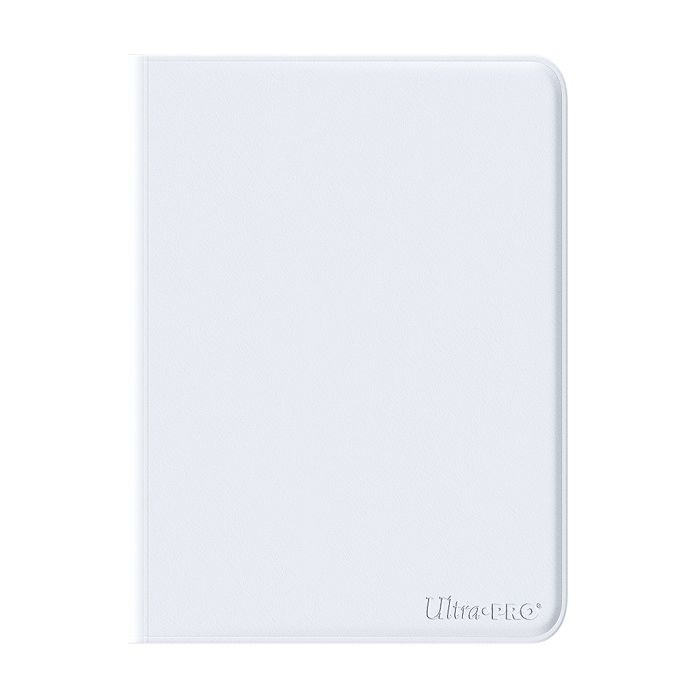 U.P. - 9-Pkt. Zippered Pro-Binder: White - Album