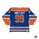 Wayne Gretzky Autographed - Edmonton Oilers “Heroes of Hockey” Blue Adidas Jersey