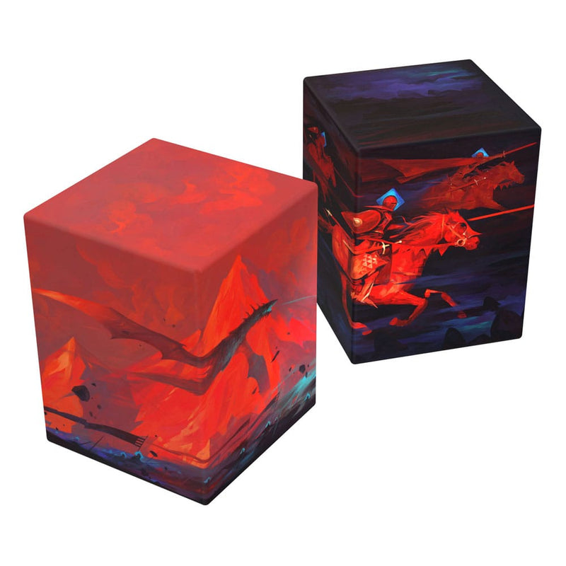 Ultimate Guard Boulder Deck Case 100ct.- 2 Pack - Artist: Crowned with Fire