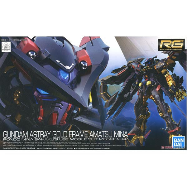 Bandai - Mobile Suit: Gundam Seed Astray - Gundam Astray Gold Frame Amatsu Mina - 1/144 Real Grade Model Kit