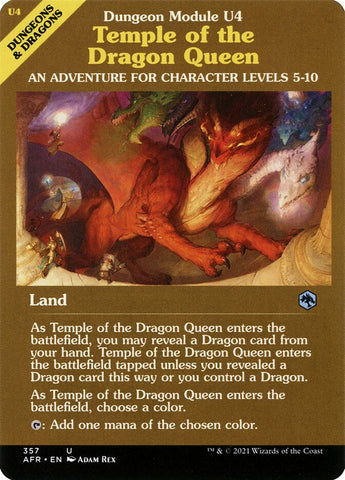 AFR-357 - Temple of the Dragon Queen -  Non Foil  - NM