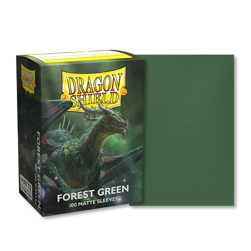 Dragon Shield - Standard Matte: Forest Green - 100ct. Card Sleeves