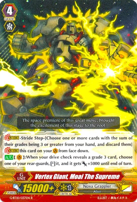 Vertex Giant, Moai The Supreme (G-BT10/037EN) [Raging Clash of the Blade Fangs]