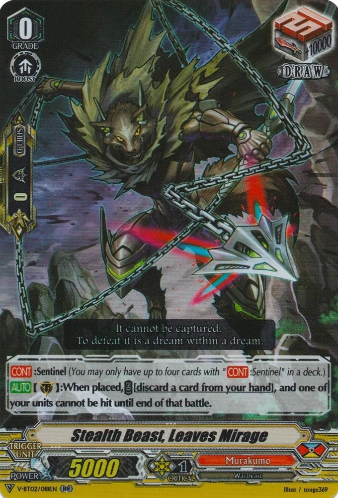 Stealth Beast, Leaves Mirage (V-BT02/018EN) [Strongest! Team AL4]