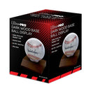 Ultra PRO: Display - Baseball Wood Base (Dark Wood Brown)