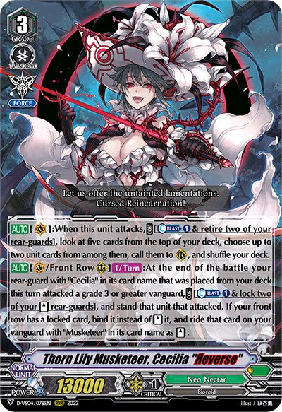 Thorn Lily Musketeer, Cecilia "Reverse" (D-VS04/078EN) [V Clan Collection Vol.4]