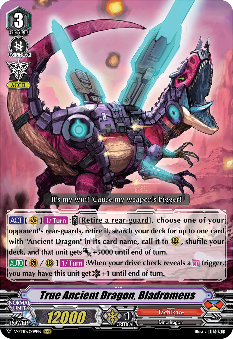 True Ancient Dragon, Bladromeus (V-BT10/009EN) [Phantom Dragon Aeon]