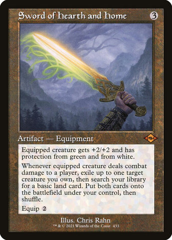 H1R-433- Sword of Hearth and Home - Time Shifted Non Foil - NM