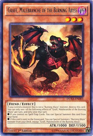 DUEA-EN083 - Graff, Malebranche of the Burning Abyss - Rare 1st Edition - NM