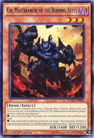 DUEA-EN084 - Cir, Malebranche of the Burning Abyss - Rare 1st Edition - NM