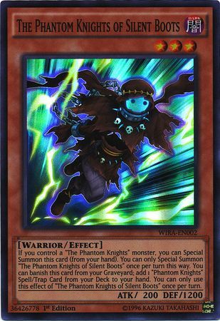 WIRA-EN002 - The Phantom Knights of Silent Boots - Super Rare 1st Edition - NM