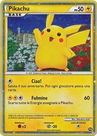 Pikachu (World Collection) - Holo Promo (Italian) - LP