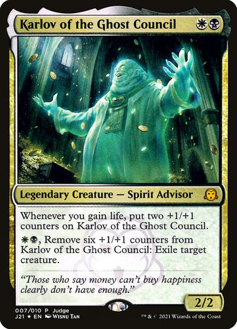 PJ21-007 - Karlov of the Ghost Council -  Foil  - NM