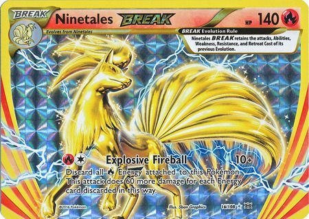 16/108 - Ninetales Break - Break Rare - NM