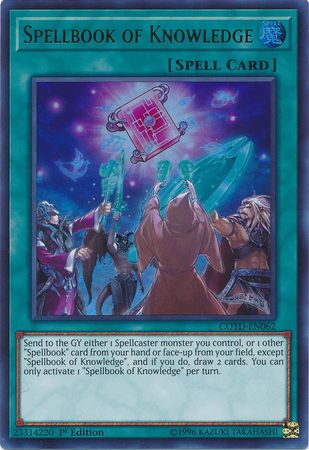 COTD-EN062 - Spellbook of Knowledge - Ultra Rare 1st Edition - NM