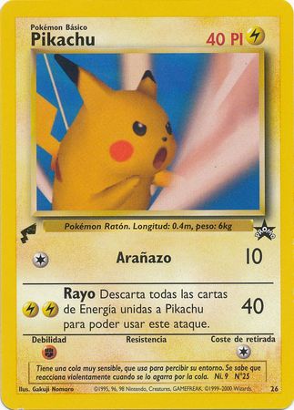 26  - Pikachu (Spanish) - Rare (Promo) - LP